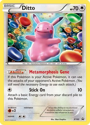 Ditto (XY40/211) Holofoil [Promos: XY Promos] Pokemon Single Pokémon
