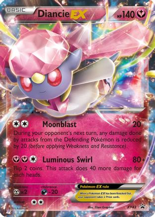 Diancie EX - XY43 (XY43/211) Holofoil [Promos: XY Promos] Pokemon Single Pokémon
