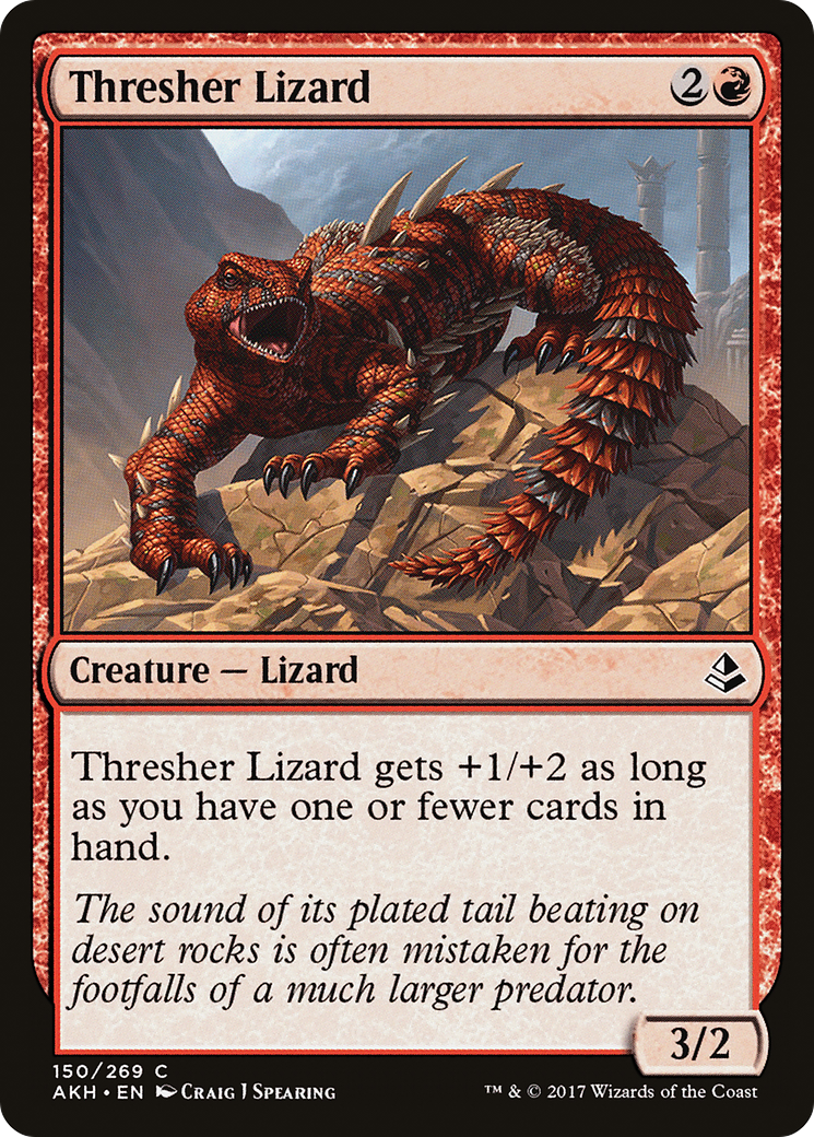 Thresher Lizard (AKH-150) [Amonkhet] Foil MTG Single Wizards of the Coast