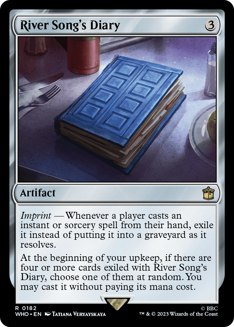 River Song's Diary (WHO-182) [Doctor Who] MTG Single Wizards of the Coast