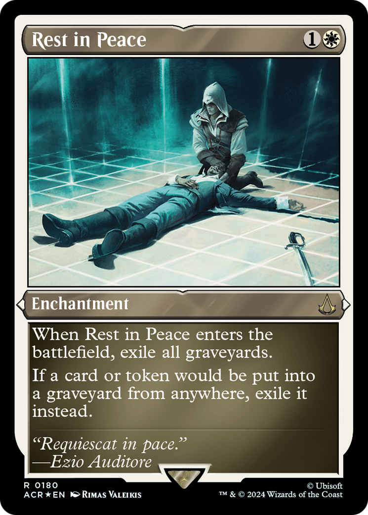 Rest in Peace (ACR-180) [Assassin's Creed] Etched Foil MTG Single Wizards of the Coast