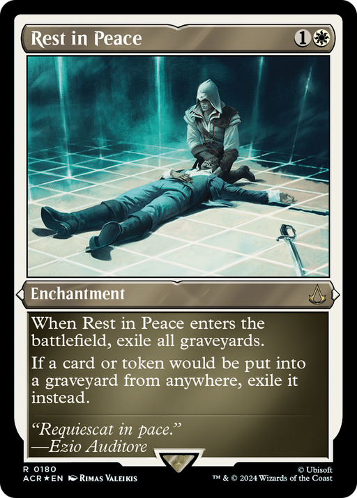 Rest in Peace (ACR-180) [Assassin's Creed] Etched Foil MTG Single Wizards of the Coast