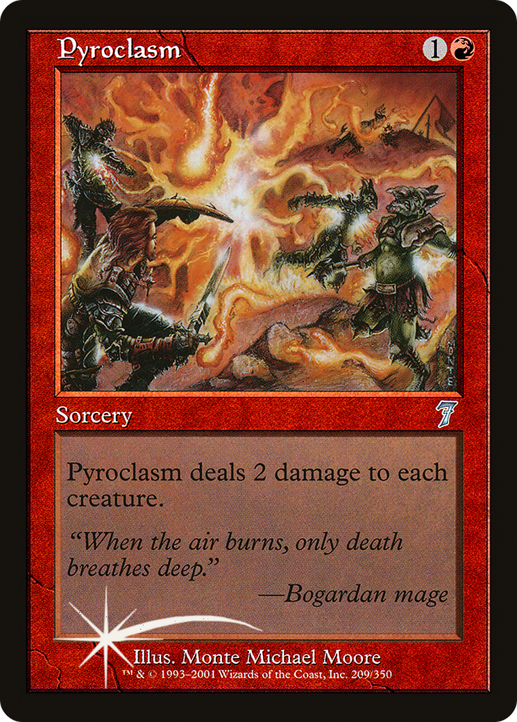 Pyroclasm (7ED-209) [7th Edition] MTG Single Wizards of the Coast