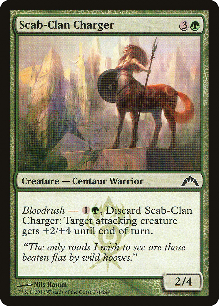 Scab-Clan Charger (GTC-131) [Gatecrash] Foil MTG Single Wizards of the Coast