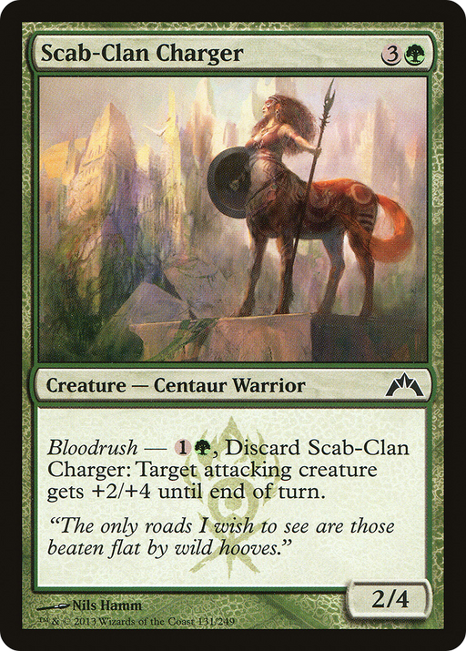 Scab-Clan Charger (GTC-131) [Gatecrash] MTG Single Wizards of the Coast