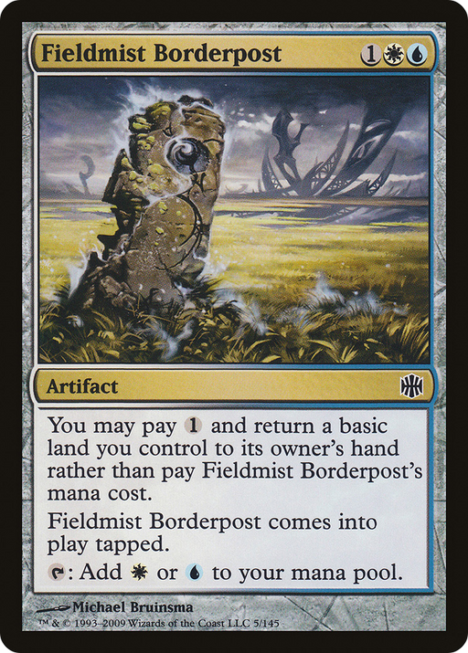 Fieldmist Borderpost (ARB-005) [Alara Reborn] MTG Single Wizards of the Coast