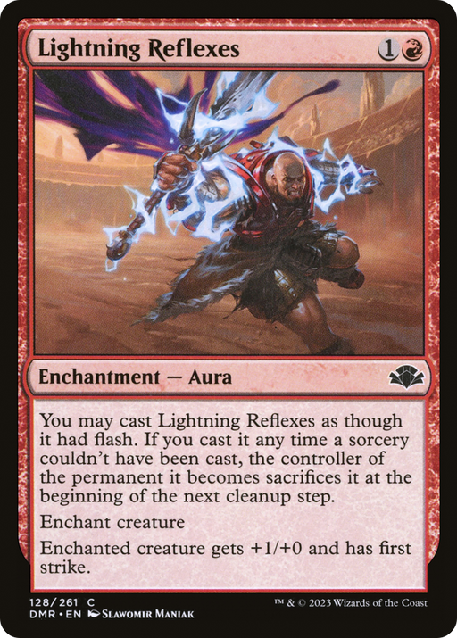 Lightning Reflexes (DMR-128) [Dominaria Remastered] MTG Single Wizards of the Coast