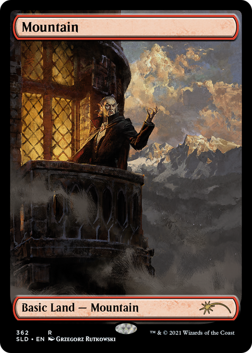 Mountain (The Dracula Lands) (SLD-362) [Secret Lair] Drop MTG Single Wizards of the Coast