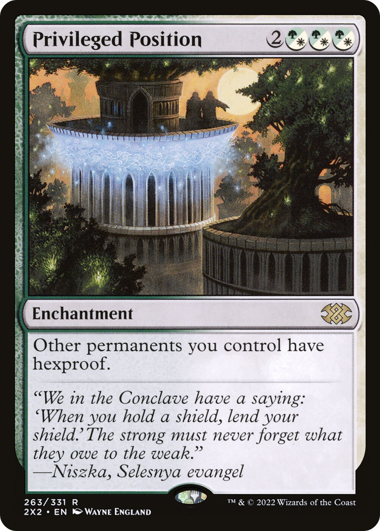 Privileged Position (2X2-263) [Double Masters 2022] MTG Single Wizards of the Coast