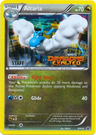 Altaria - BW48 (Prerelease) [Staff] () Holofoil [Promos: BW Promos] Pokemon Single Pokémon