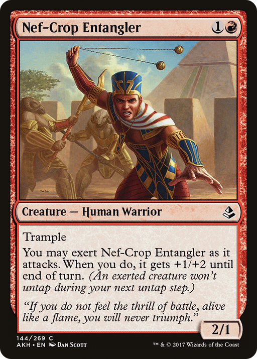 Nef-Crop Entangler (AKH-144) [Amonkhet] Foil MTG Single Wizards of the Coast