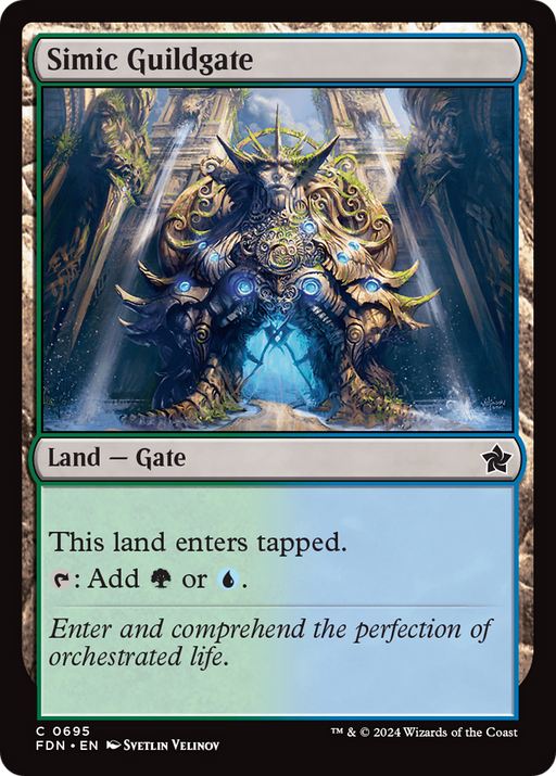 Simic Guildgate (FDN-695) [Foundations] MTG Single Wizards of the Coast