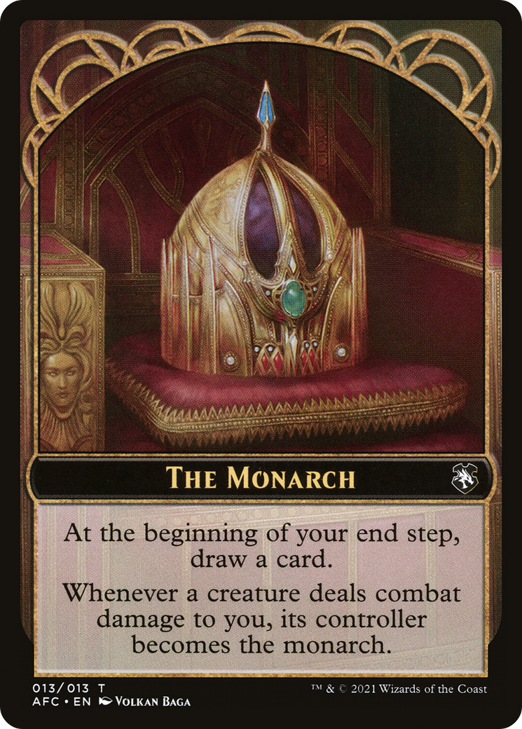 The Monarch (TAFC-013) [Tokens] Forgotten Realms Commander Tokens MTG Single Wizards of the Coast