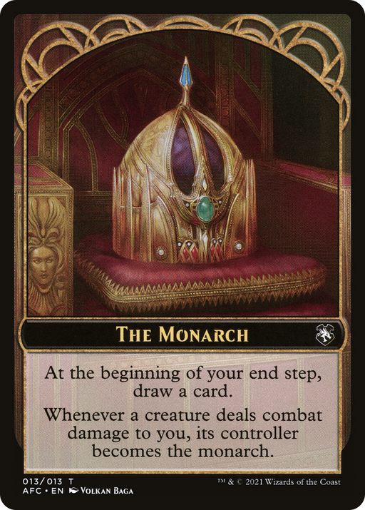 The Monarch (TAFC-013) [Tokens] Forgotten Realms Commander Tokens MTG Single Wizards of the Coast