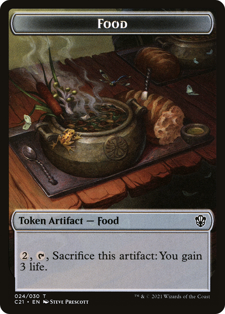 Food (TC21-024) [Tokens] Commander 2021 Tokens MTG Single Wizards of the Coast