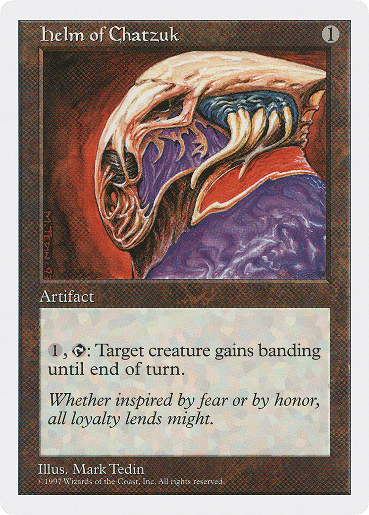 Helm of Chatzuk (5ED-) [Fifth Edition] MTG Single Wizards of the Coast