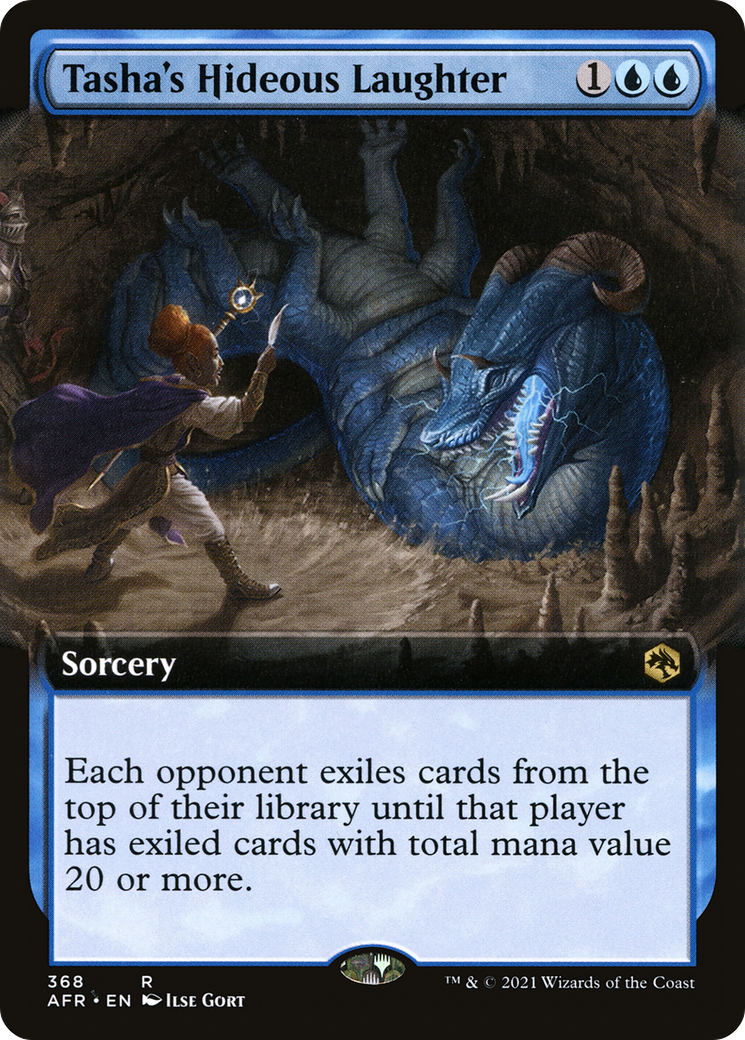 Tasha's Hideous Laughter (AFR-368) [Adventures in the Forgotten Realms] (Extended Art) MTG Single Wizards of the Coast