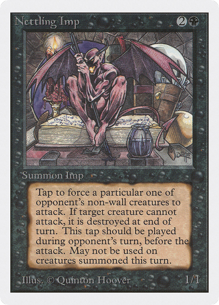 Nettling Imp (2ED-118) [Oldschool] Unlimited Edition MTG Single Wizards of the Coast