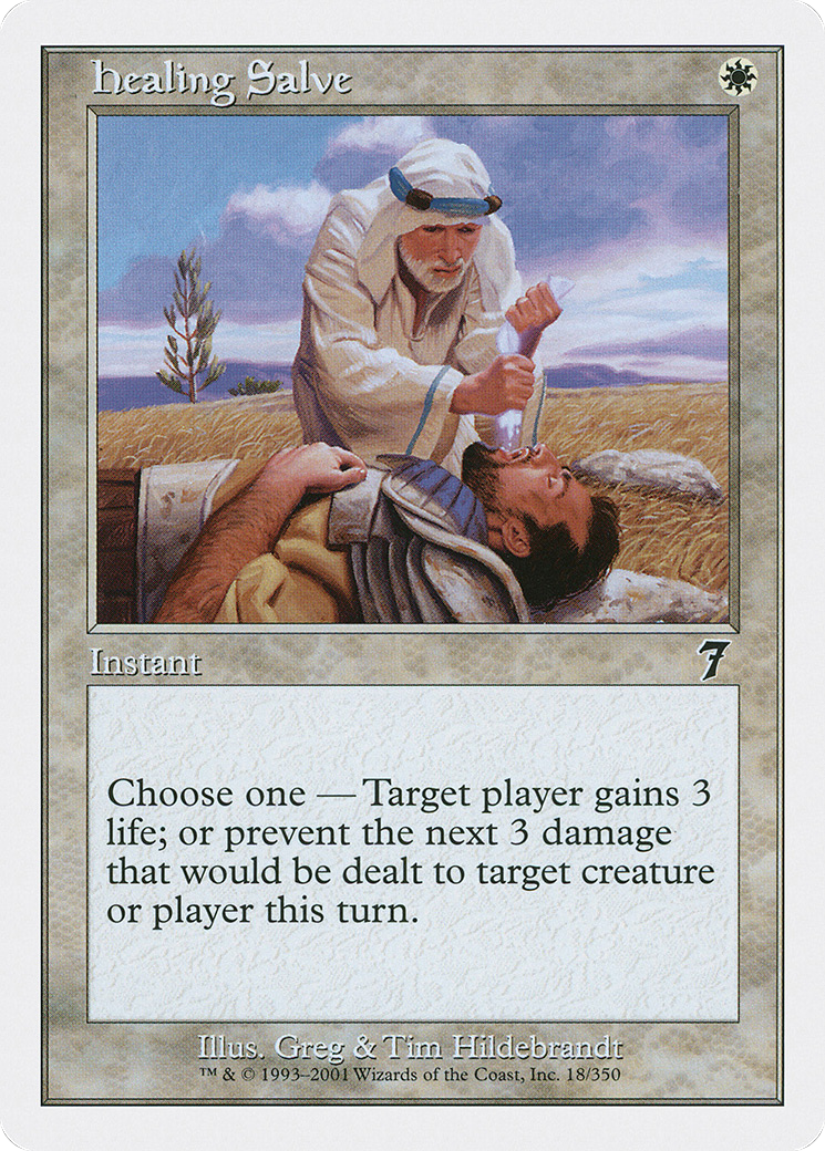 Healing Salve (7ED-018) [7th Edition] MTG Single Wizards of the Coast
