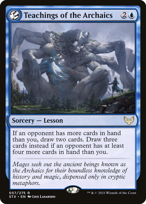 Teachings of the Archaics (STX-057) [Strixhaven: School of Mages] Foil MTG Single Wizards of the Coast