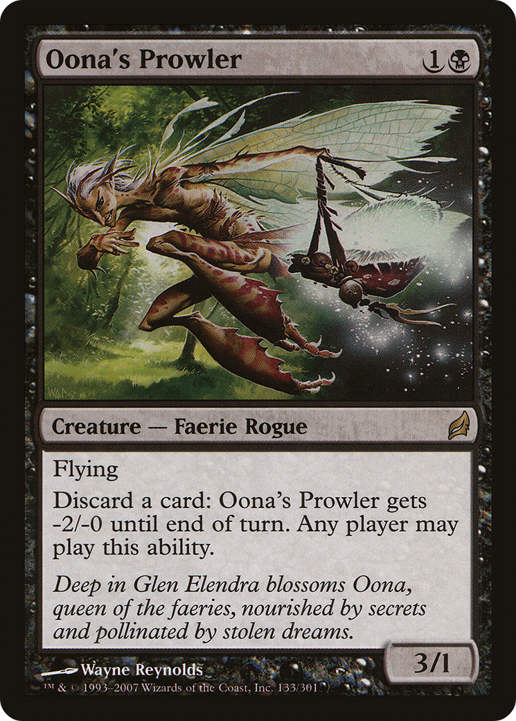 Oona's Prowler (LRW-133) [Lorwyn] Foil MTG Single Wizards of the Coast