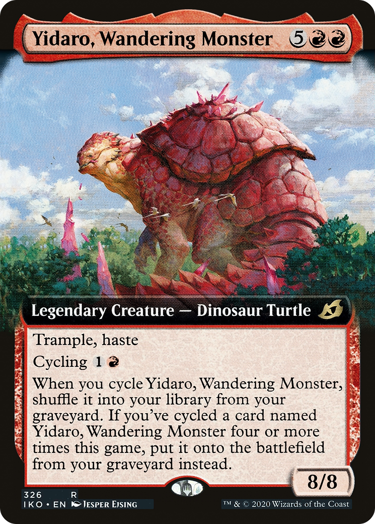 Yidaro, Wandering Monster (IKO-326) [Ikoria: Lair of Behemoths] (Extended Art) Foil MTG Single Wizards of the Coast