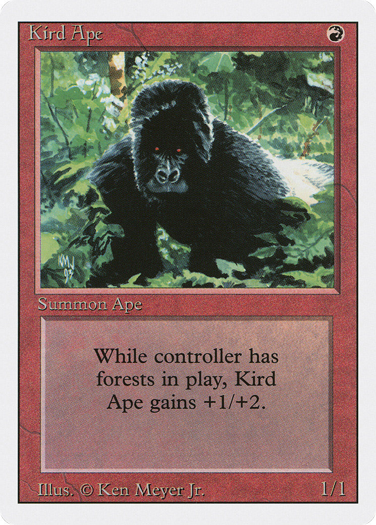 Kird Ape (3ED-161) [Revised Edition] MTG Single Wizards of the Coast