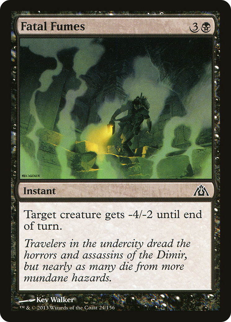Fatal Fumes (DGM-024) [Dragon's Maze] Foil MTG Single Wizards of the Coast