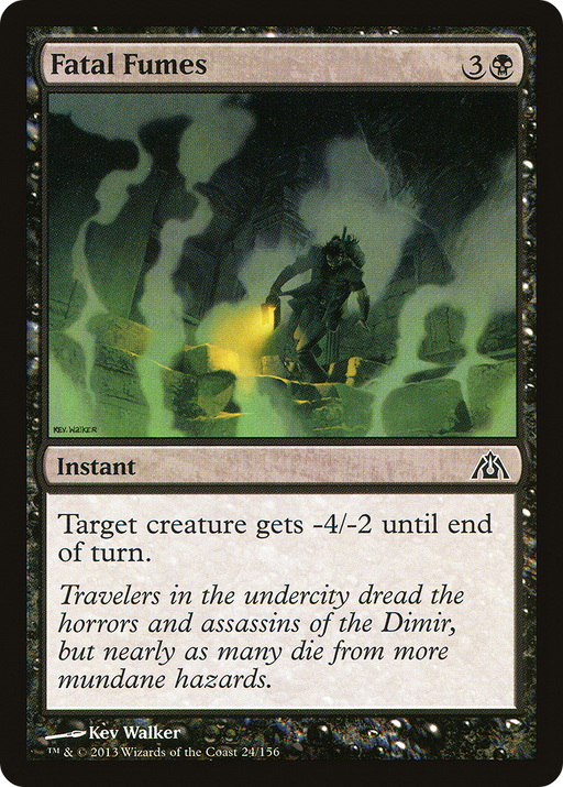 Fatal Fumes (DGM-024) [Dragon's Maze] MTG Single Wizards of the Coast