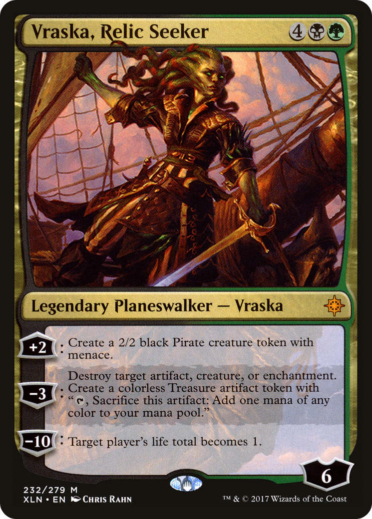 Vraska, Relic Seeker (XLN-232) [Ixalan] Foil MTG Single Wizards of the Coast