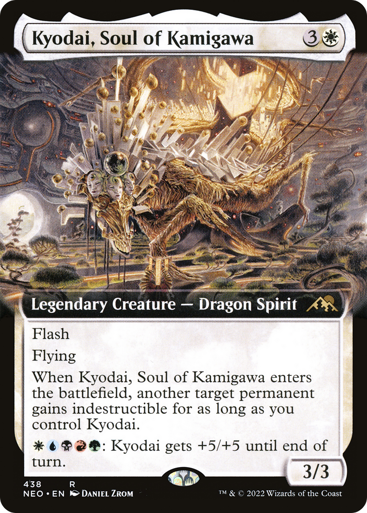 Kyodai, Soul of Kamigawa (NEO-438) [Kamigawa: Neon Dynasty] (Extended Art) Foil MTG Single Wizards of the Coast