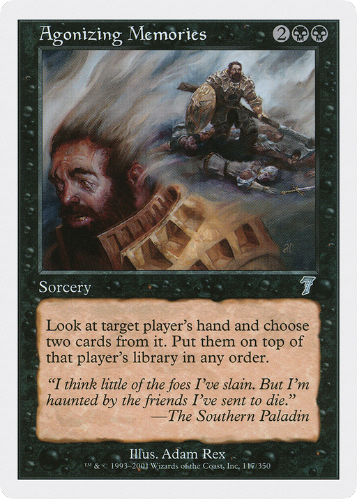 Agonizing Memories (7ED-117) [7th Edition] MTG Single Wizards of the Coast
