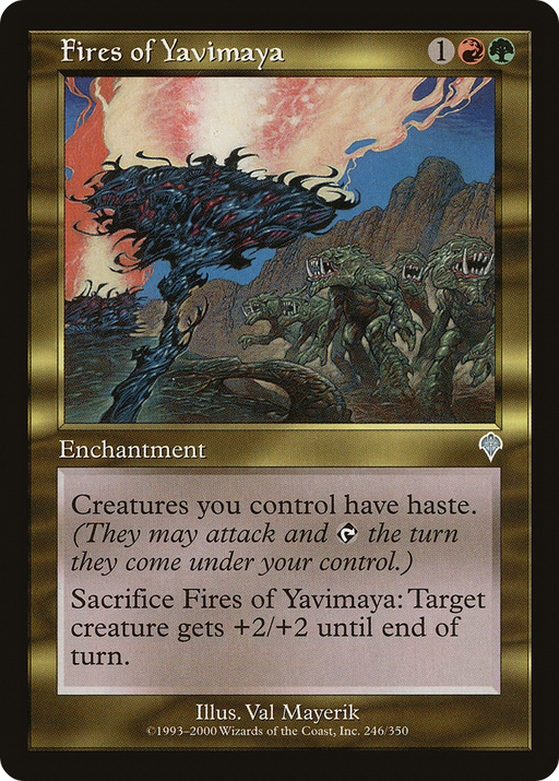 Fires of Yavimaya (INV-246) [Invasion] Foil MTG Single Wizards of the Coast