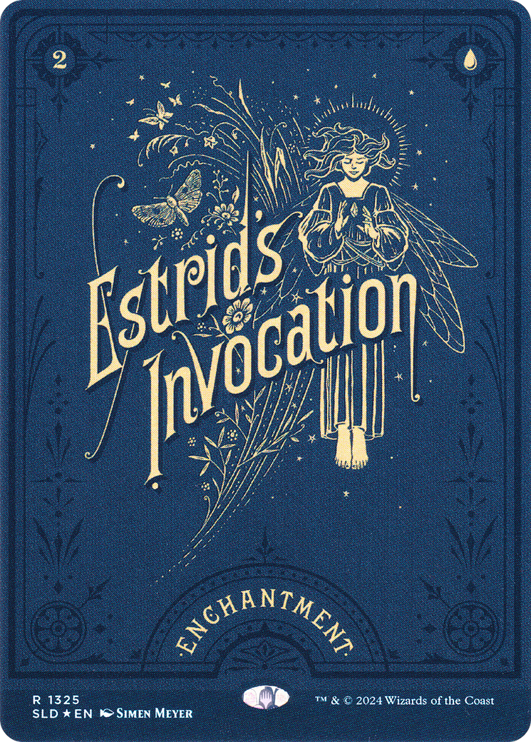Estrid's Invocation (SLD-1325) [Secret Lair Drop] (Borderless) Foil