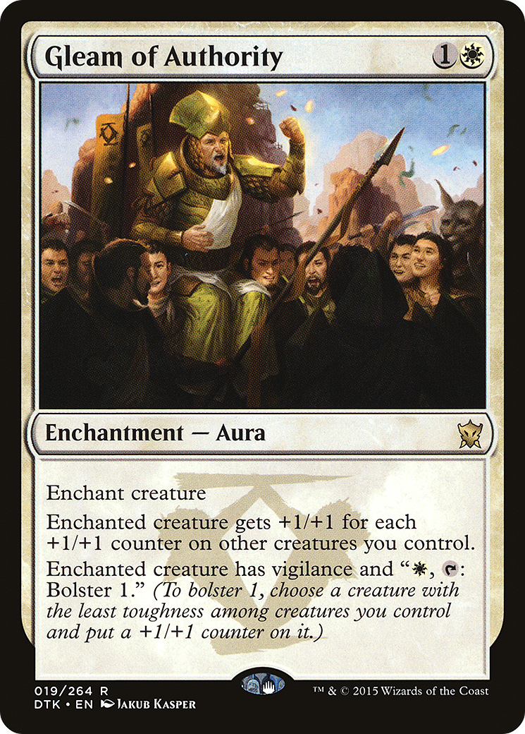 Gleam of Authority (DTK-019) [Dragons of Tarkir] MTG Single Wizards of the Coast