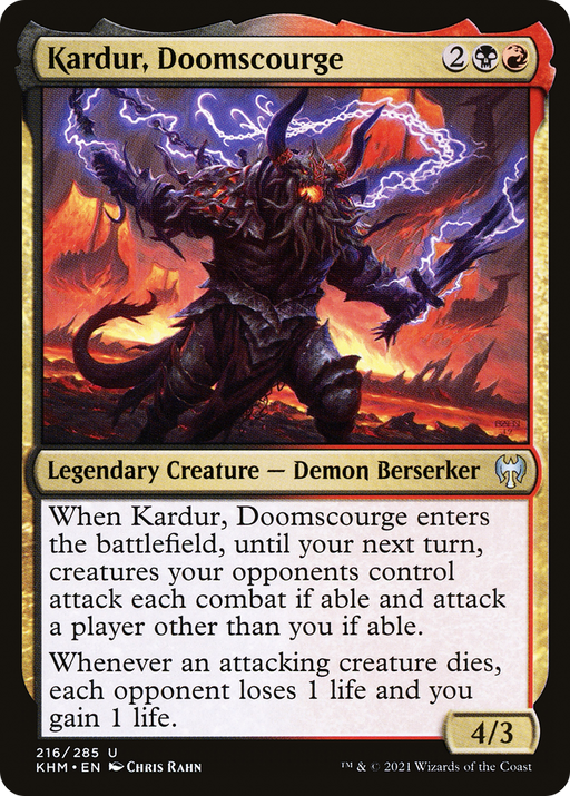 Kardur, Doomscourge (KHM-216) [Kaldheim] MTG Single Wizards of the Coast