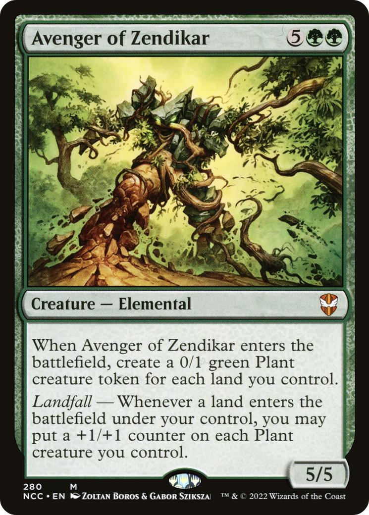 Avenger of Zendikar (NCC-280) [New Capenna Commander] MTG Single Wizards of the Coast