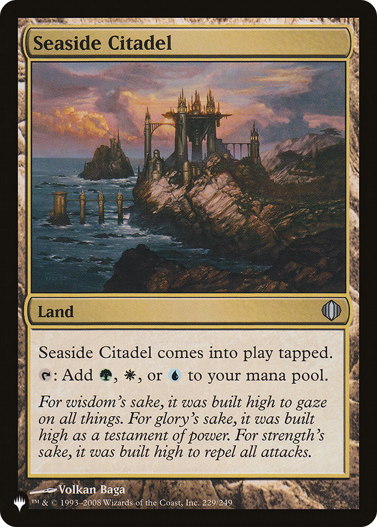 Seaside Citadel (LIST-ALA-229) [Mystery Booster] The List MTG Single Wizards of the Coast
