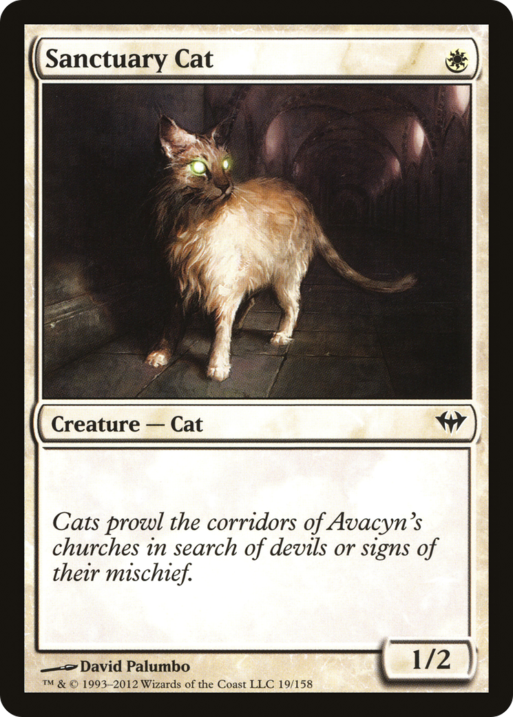 Sanctuary Cat (DKA-019) [Dark Ascension] MTG Single Wizards of the Coast