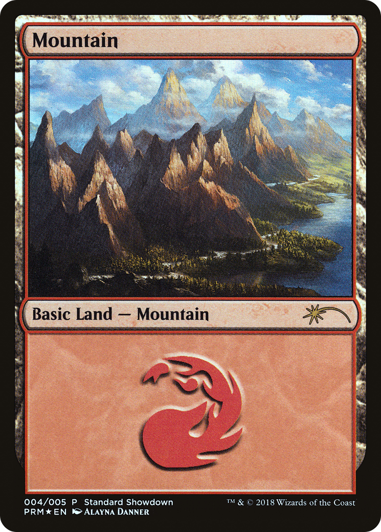 Mountain (Alayna Danner) (2018) (SSP-004) [M19 Standard Showdown] Foil MTG Single Wizards of the Coast