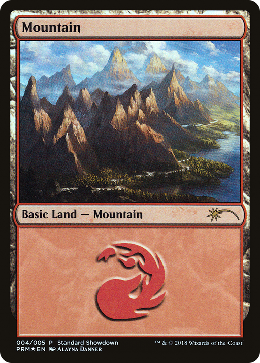 Mountain (Alayna Danner) (2018) (SSP-004) [M19 Standard Showdown] Foil MTG Single Wizards of the Coast