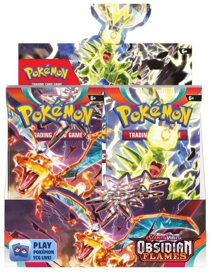 Pokémon Scarlet & Violet: Obsidian Flames Booster Box Pokemon Sealed Pokémon   