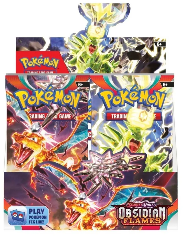 Pokémon Scarlet & Violet: Obsidian Flames - Booster Box Pokemon Sealed Pokémon