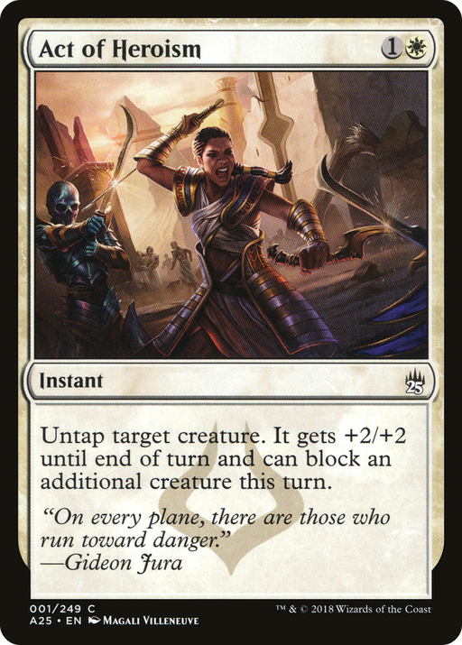 Act of Heroism (A25-001) [Masters 25] MTG Single Wizards of the Coast