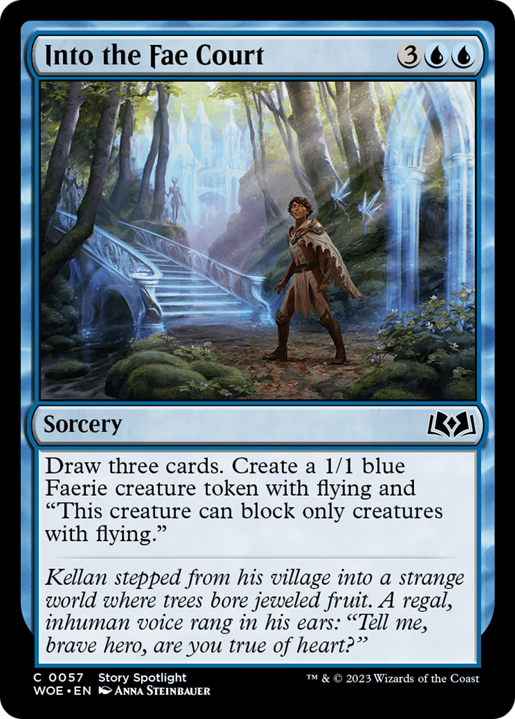 Into the Fae Court (WOE-057) [Wilds of Eldraine] Foil MTG Single Wizards of the Coast