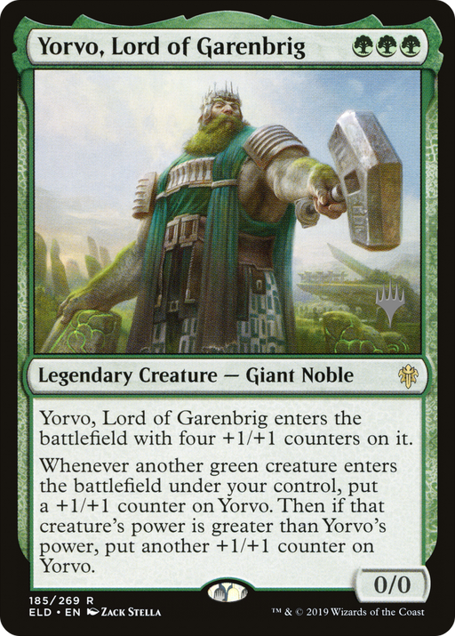 Yorvo, Lord of Garenbrig (PPELD-185) [Throne of Eldraine Promos] Foil MTG Single Wizards of the Coast