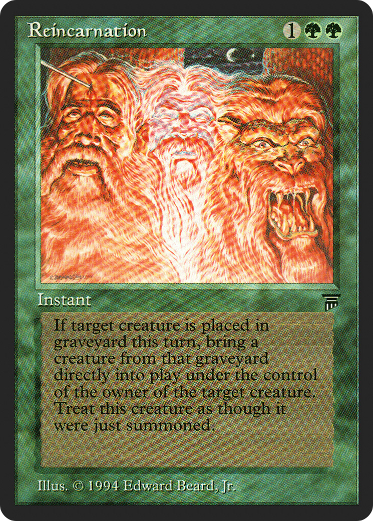 Reincarnation (LEG-201) [Oldschool] Legends MTG Single Wizards of the Coast