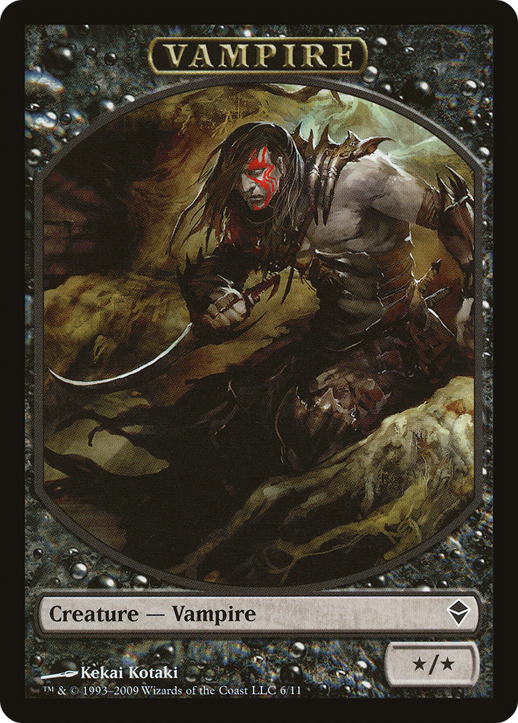 Vampire Token (ZEN-006) [Tokens] Zendikar Tokens MTG Single Wizards of the Coast