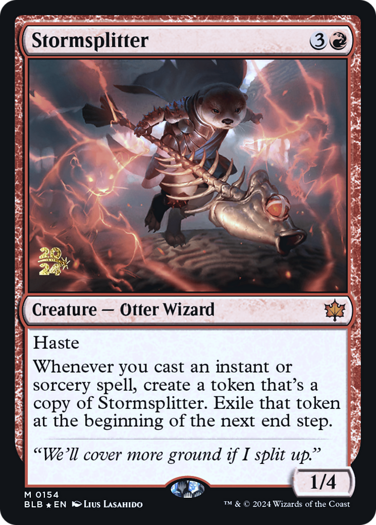 Stormsplitter (PRE-154) [Bloomburrow Promos] Foil MTG Single Wizards of the Coast