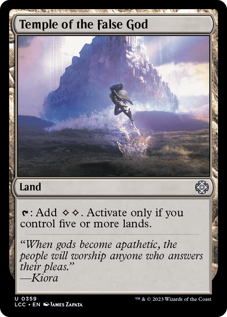 Temple of the False God (LCC-359) [The Lost Caverns of Ixalan Commander] MTG Single Wizards of the Coast